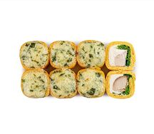 Запеченный в тортилье с курицей