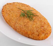Шницель из цыпленка с сыром