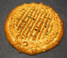 Пирог с мясом и картофелем