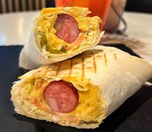 Хот-дог в лаваше (говядина рубленая)