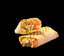 Шаурма по-гавайски с ананасом