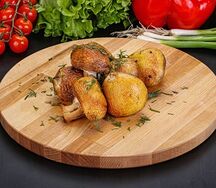 Шампиньоны на углях