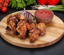 Шашлык из куриных крыльев