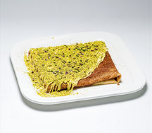 Блины с фисташковой пастой