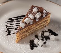 Шоколадно-ореховый десерт