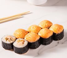 Запеченный ролл с копченым угрем