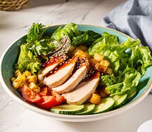 Боул с курицей терияки