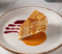 Медовик со сметанным кремом