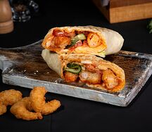 Шаурма с креветками