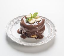 Панкейки с нутеллой и бананом