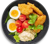 Цезарь по-азиатски с курицей