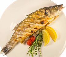 Сибас на гриле