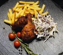 Картофель и курица