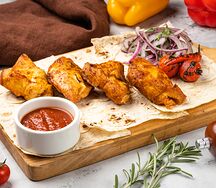 Куриный шашлык из филе грудки