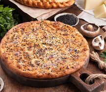 Хабизгина с копченым сыром и картофелем