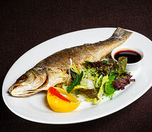 Сибас на мангале