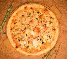 С курицей и грибами