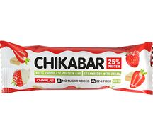 Протеиновой батончик Chikalab Клубника со сливками