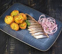 Сельдь с картофелем