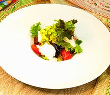 Салат с Хрустящим Баклажаном