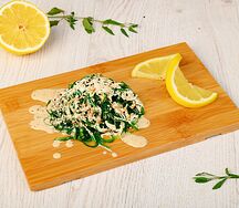 Салат с кальмаром