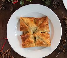 Пеновани с курицей и грибами