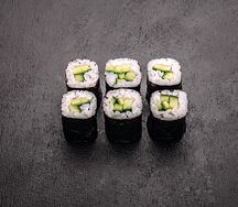 Маки роллы огурец