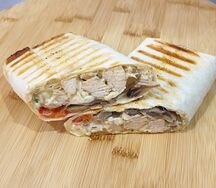 Шаурма с сыром и грибами