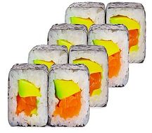 РОЛЛ Футо с лососем и авокадо