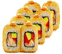 Ролл Гребешок темпура