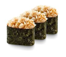 Три суши острая креветка