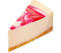 Чизкейк с малиной