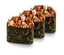 Три суши острый угорь