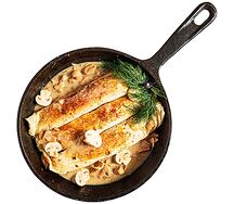 Блинчики с картофелем и грибами