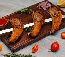 Шашлык из бараньей корейки