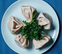 Хинкали с бараниной