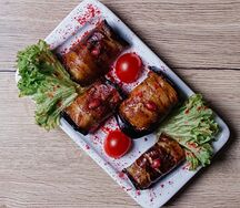 Баклажаны с грецкими орехами
