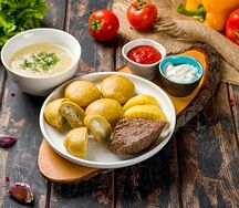 Хинкал Кукурузный с творогом