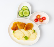 Картофельное пюре с наггетсами