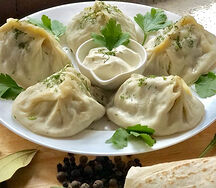 Манты с телятиной