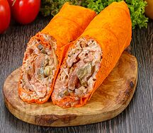 Шаурма BBQ в сырном лаваше