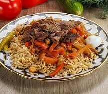 Плов с говядиной