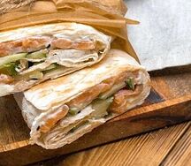 Шаурма с сёмгой