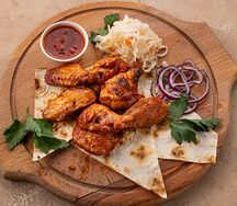 Шашлык из куриных крыльев