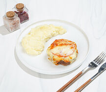 Говядина по-французски с картофельным пюре