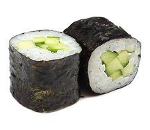 Мини-ролл с огурцом
