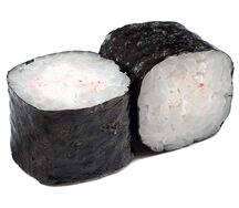 Мини-ролл со снежным крабом