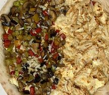 Пицца овощное рагу с курицей (новинка)