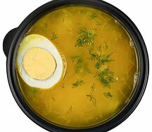 Бульон куриный с яйцом