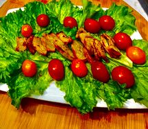 Шашлык из бараньего курдюка